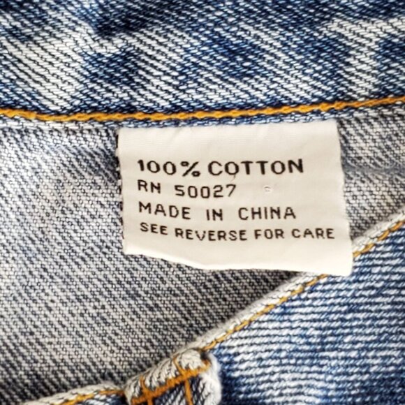 VTG Rio By Stephen Mardon High-Waisted Button-Fly Womans 9 Tapered Blue Jeans - Picture 12 of 13